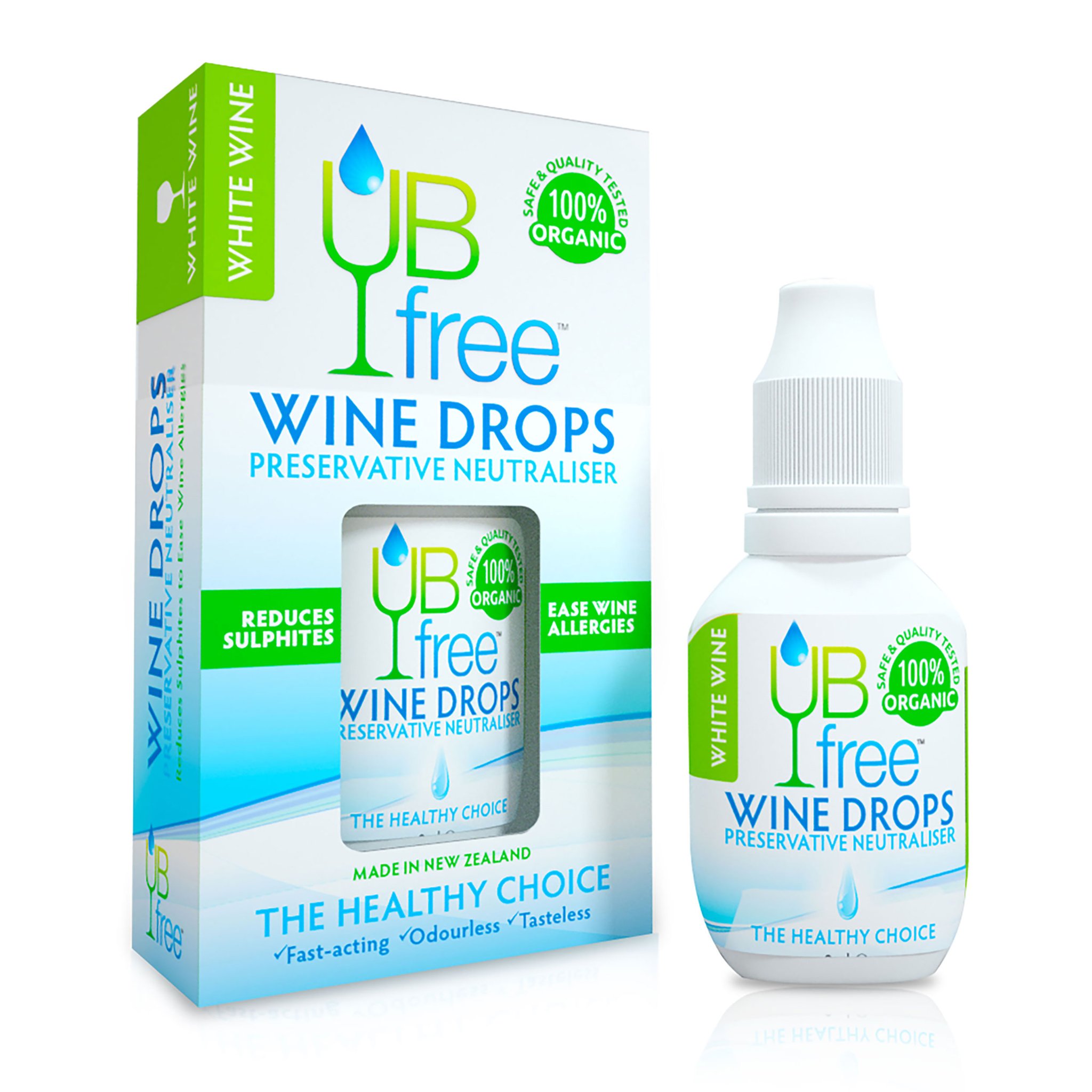 UB Free White Wine Preservative Neutraliser 8ml Dropper